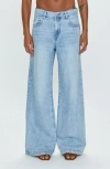 Pistola Dalia High Waist Wide Leg Jeans In Chateau
