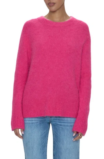 Pistola Ivy Alpaca Blend Crewneck Sweater In Hot Pink