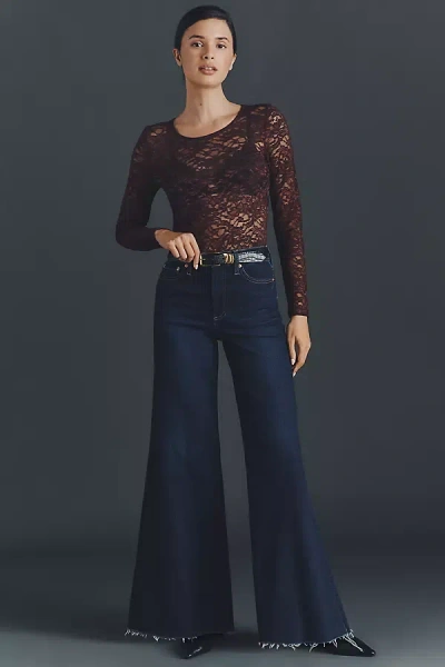 Pistola Izzy High-rise Super Wide-leg Jeans In Blue