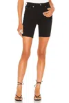 Pistola Loretta Bermuda Denim Short In Salem Black In Multi