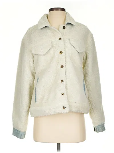 Pre-owned Pistola Jacket In Ivory