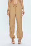 Pistola Jade Lightweight Cargo Pants In Camel In Nude