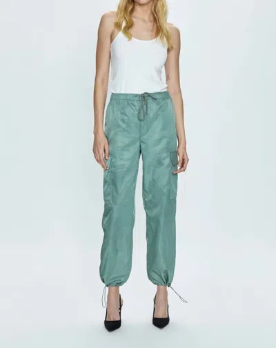 Pistola Jade Lightweight Cargo Trouser In Bluff In Green