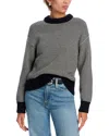 Pistola Jadine Cotton Mock Neck Sweater In Midnight