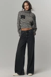 Pistola Jadyn High-rise Wide-leg Jeans In Black