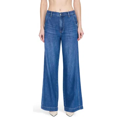 Pistola Jadyn High Waist Wide Leg Jeans In Blue