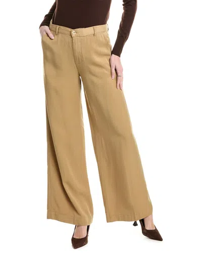 Pistola Jadyn Khaki Low-slung Palazzo Pant In Green