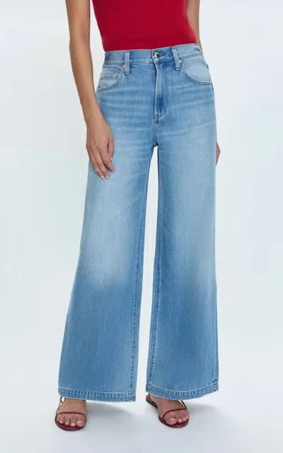 PISTOLA JADYN LOW RISE PALAZZO JEAN IN BLUE