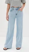 Pistola Jadyn Low Rise Palazzo Jeans In Chateau In Multi