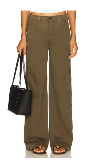 Pistola Jadyn Low Slung Palazzo In Green
