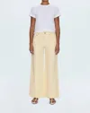 Pistola Jadyn Low Slung Palazzo Jean In Lemonade In White