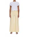 Pistola Jadyn Low Slung Palazzo Jeans In Lemonade In Yellow