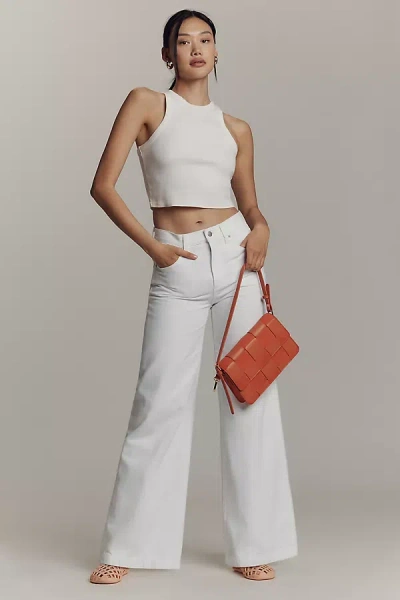 Pistola Jadyn Low-slung Palazzo Jeans In White