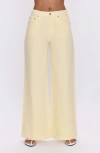 Pistola Jadyn Low Slung Palazzo Jean In Lemonade