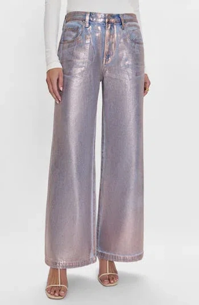 Pistola Jadyn Low Slung Palazzo Pant In Lavender Pink Hue In Purple