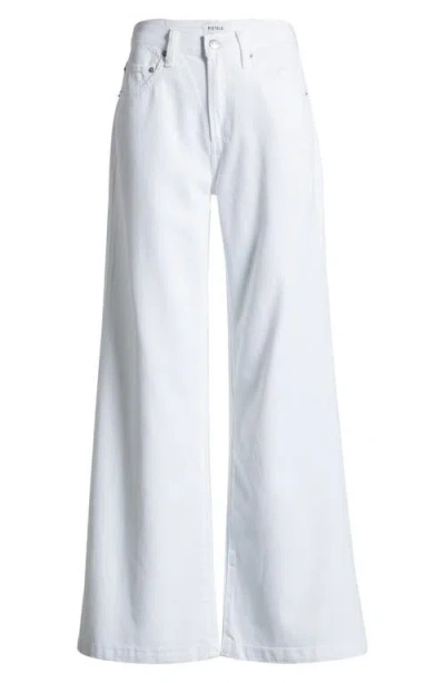 Pistola Jadyn Wide Leg Jeans In Vivid White