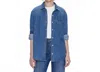 Pistola Jaime Essential Denim Shirt In Agenda In Blue