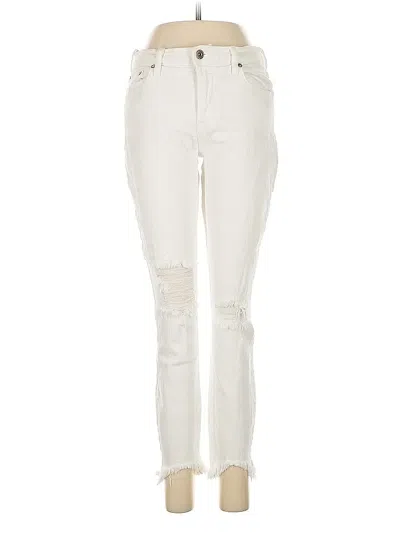 Pre-owned Pistola Jeans In White