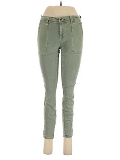 Pre-owned Pistola Jeggings In Green