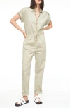 Pistola Jordan Zip Jumpsuit In Pistachio