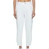 Pistola Josephine High Rise Tapered Cargo Pants In White In White