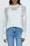 Pistola Joslyn Mock Neck Sweater In Ivory Star