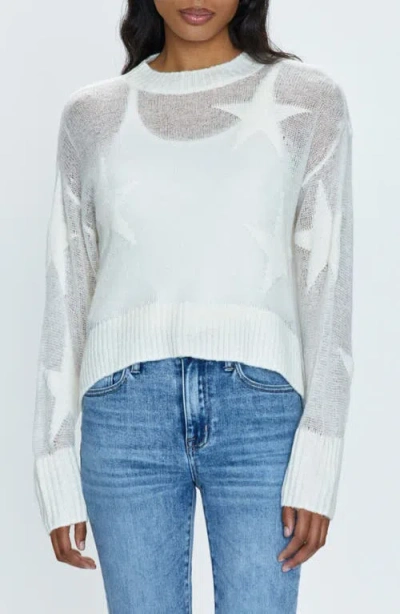 Pistola Joslyn Mock Neck Sweater In Ivory Star