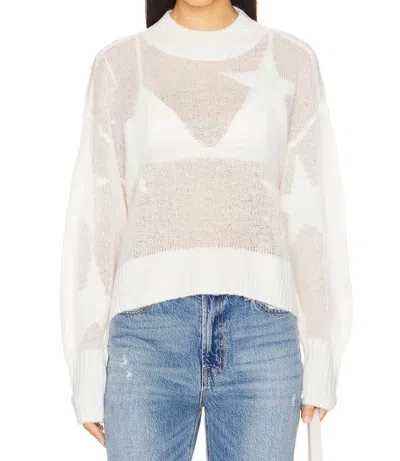 PISTOLA JOSLYN OVERTHROW TOP IN IVORY STAR