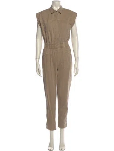 Pre-owned Pistola Jumpsuit In Neutral
