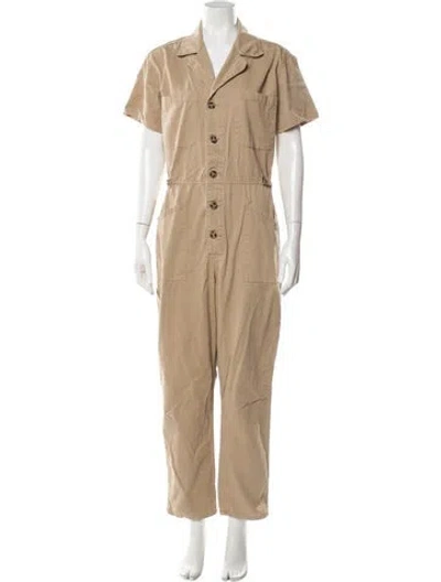 Pre-owned Pistola Jumpsuit In Neutral