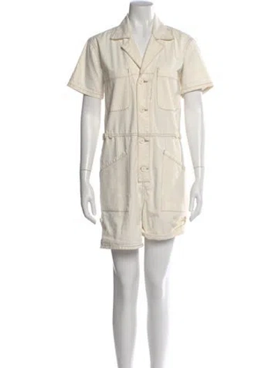 Pre-owned Pistola Jumpsuit In Neutral