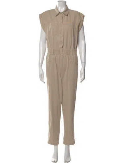 Pre-owned Pistola Jumpsuit In Neutral