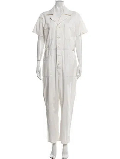 Pre-owned Pistola Jumpsuit In Neutral