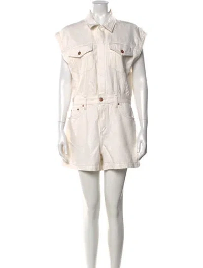 Pre-owned Pistola Jumpsuit In Neutral
