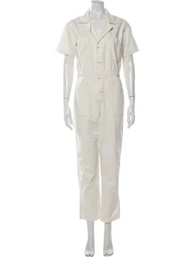 Pre-owned Pistola Jumpsuit In Neutrals