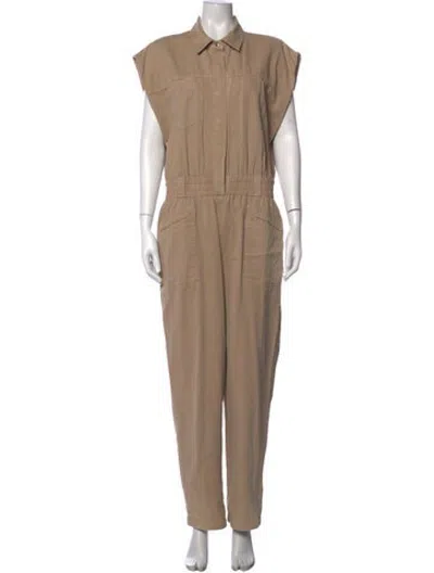 Pre-owned Pistola Jumpsuit In Neutrals