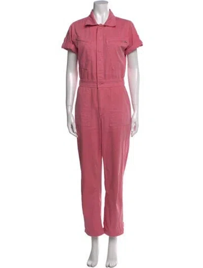 Pre-owned Pistola Jumpsuit In Pink