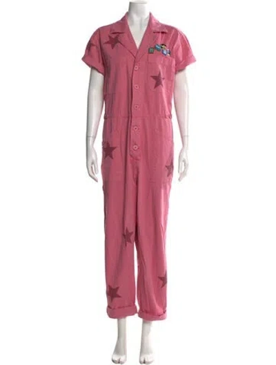 Pre-owned Pistola Jumpsuit In Pink