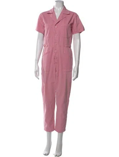 Pre-owned Pistola Jumpsuit In Pink