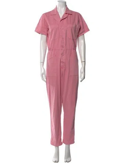 Pre-owned Pistola Jumpsuit In Pink