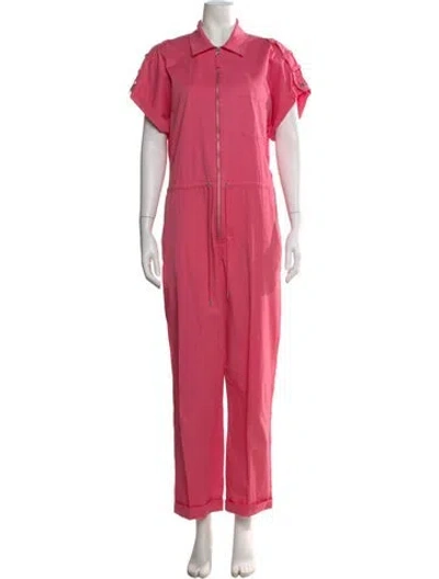 Pre-owned Pistola Jumpsuit In Pink