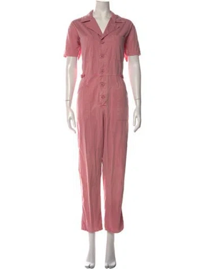 Pre-owned Pistola Jumpsuit In Pink