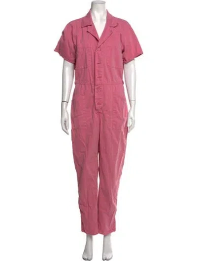 Pre-owned Pistola Jumpsuit In Pink