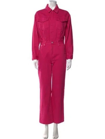 Pre-owned Pistola Jumpsuit In Pink