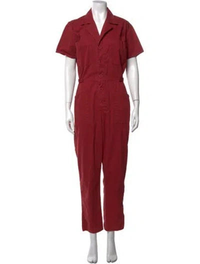 Pre-owned Pistola Jumpsuit In Red