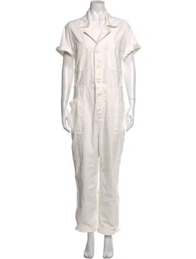 Pre-owned Pistola Jumpsuit W/ Tags In White