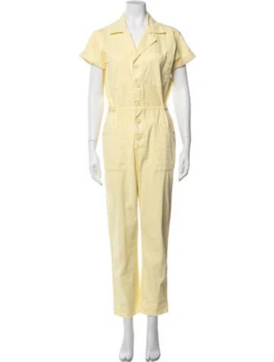 Pre-owned Pistola Jumpsuit In Yellow