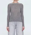 Pistola Juno Feather Weight Sweater In Heather Charcoal In Gray