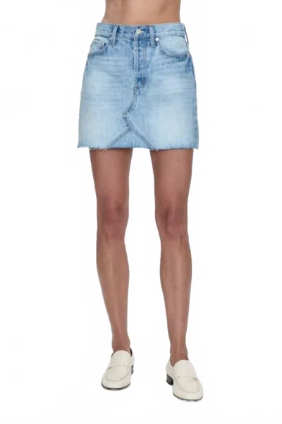 Pistola Kat Denim Mini Skirt In Academia In Multi