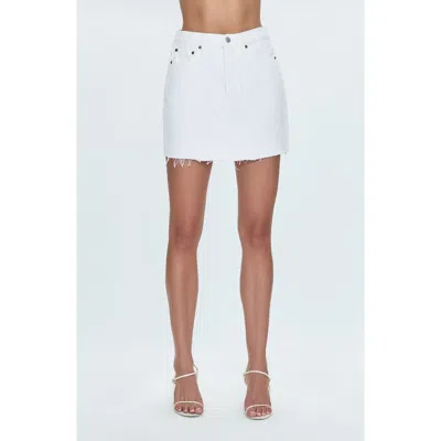 Pistola Kat High Rise Vintage Skirt In Lux White